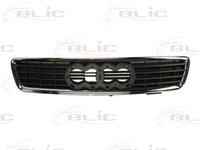 Blic grila radiator neagra cu rama cromata fara emblema pt audi a4 99-2001