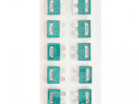 BLISTER SIGURANTE FUZIBILE VERZI 30A SET DE 10 BUC 30642-TEC TECNOPART