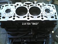 Bloc motor Audi A3 2.0TDI cod BKD 103 kw 140 cp