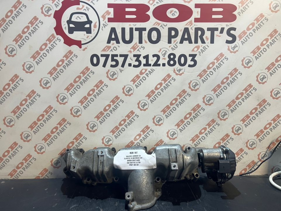 BOB 187 Galerie Admisie cu Clapete si Motoras 2.0 TDI Volkswagen Skoda Seat Audi 03L129711E