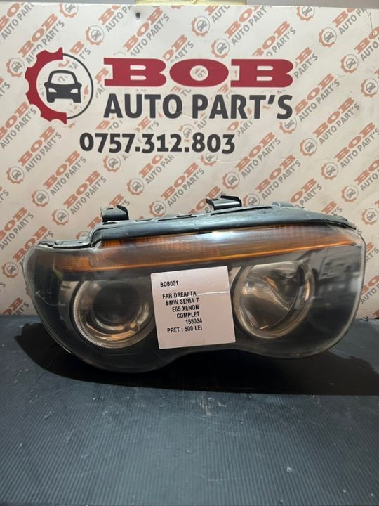 BOB001 Far Dreapta BMW Seria 7 E65 Xenon / COMPLET / 155034