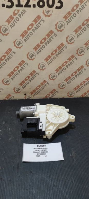 BOB068 Motoras macara usa dreapta spate Renault Megane 3 827306548R