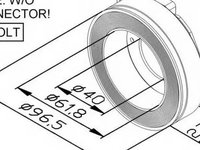 Bobina ambreiaj magnetic compresor MERCEDES-BENZ SPRINTER 3-t platou sasiu 903 NRF 38447 PieseDeTop
