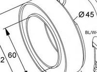 Bobina ambreiaj magnetic compresor OPEL ASTRA H caroserie L70 NRF 38420 PieseDeTop