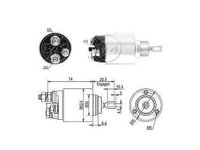 Bobina cuplare electromotor IVECO DAILY III caroserie inchisa/combi ERA 227581