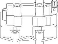 Bobina de inductie Citroen RELAY bus (230P), PEUGEOT 806 (221), Citroen XANTIA (X1) - TOPRAN 720 313