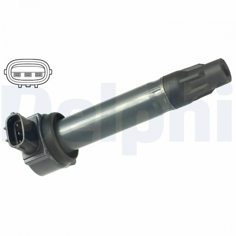 Bobina de inductie DELPHI GN10519-12B1 model MITSUBISHI OUTLANDER III (GG_W, GF_W, ZJ, ZL, ZK) 6B31 2998cc 224cp 165kW 2012 2013 2014 2015 2016 2017 2018 2019