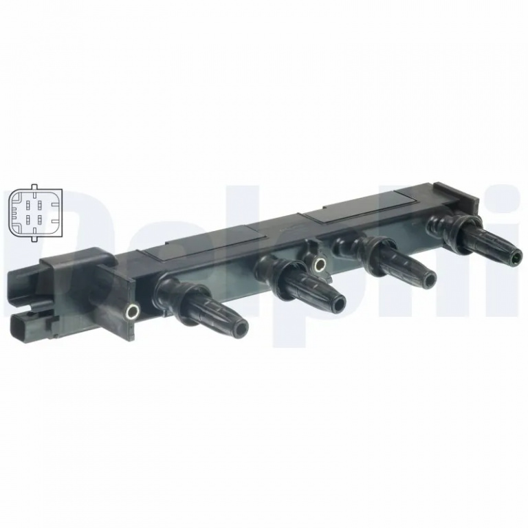 Bobina de inductie Delphi PEUGEOT 206 CC (2D) 2000-2007 - GN10582-12B1