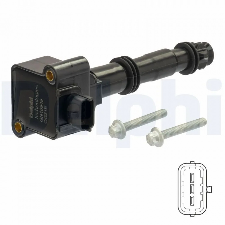 Bobina de inductie Delphi PORSCHE CAYENNE (92A) 2011-2017 - GN10949-12B1
