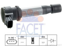 Bobina de inductie FIAT BARCHETTA (183) (1995 - 2005) FACET 9.6284