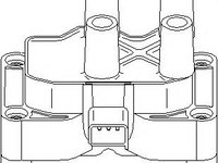 Bobina de inductie FORD IKON V (JH_, JD_), FORD FUSION (JU_), FORD FOCUS C-MAX - TOPRAN 302 444