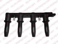 Bobina de inductie GN10234-12B1 DELPHI pentru Opel Astra Chevrolet Aveo Chevrolet Sonic Opel Zafira Opel Insignia Opel Corsa