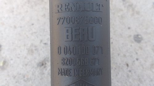 Bobina de inductie Renault Megane 1.6 16v cod : 7700875000 , 0040100071 , 8200568671 BERU