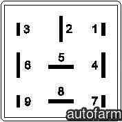 Bobina electromotor VW PASSAT Variant 3A5 35I TOPRAN 110 590