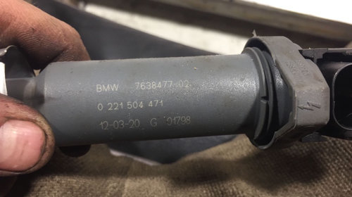Bobina inductie BMW Seria 3 E90 2.0 benzina N43B20A cod 7638477-02 / cod BOSCH 0 221 504 471