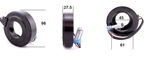 BOBINA PENTRU COMPRESOR CU SERIA SANDEN SD7V1