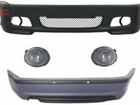 Body Kit Bara fata Bara spate cu PDC BMW Seria 3 E46 4D (1998-2004) si Proiectoare