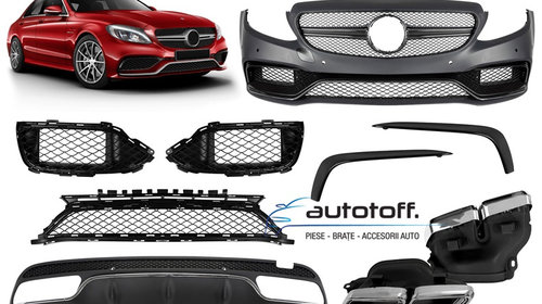 Body kit compatibil Mercedes W205 C-Class (2014+) AMG C63