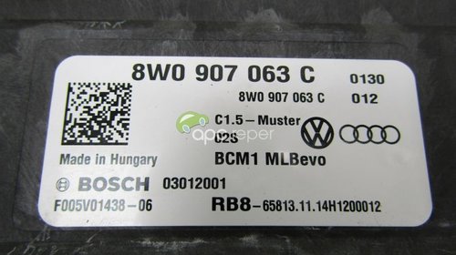 Bordnetz - Calculator lumini Audi A4 B9 A5 8W