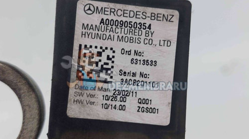 Borna baterie (-) Mercedes Clasa C (W204) [Fabr 2007-2014] A0009050354