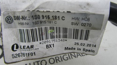 Borna Minus VW Skoda mii / VW Up / VW Jetta / cod 1S0915181C