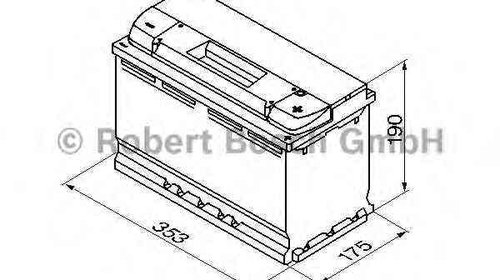 Bosch baterie S4 80ah 800a