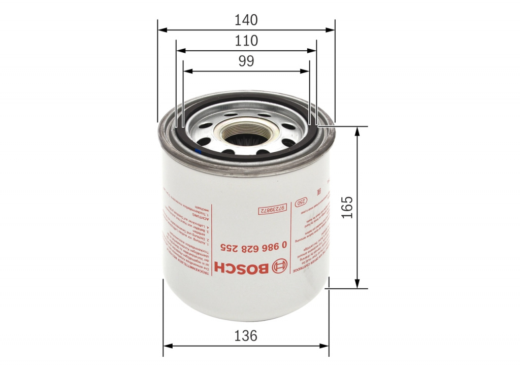 BOSCH Element filtrant uscator aer, comp