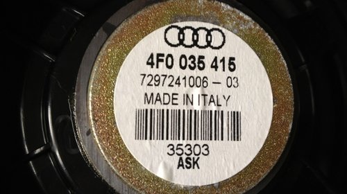 Boxa audio ASK Audi A6 4F 2005 cod 4F0035415