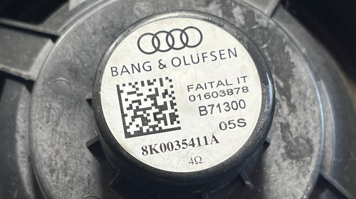 Boxa Difuzor Audio de pe Usa Portiera Spate Stanga Dreapta Bang Olufsen Audi A5 2008 - 2016 Cod 8K0035411A [1007]