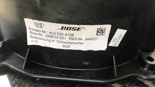 Boxe bose audi q7