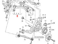 Brat bascula fuzeta spate Audi A4 B8 2.7 TDI CGK OEM 8K0505311J