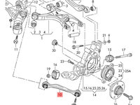 Brat drept fuzeta spate Audi A4 B8 2.7 TDI CGK OEM 8K0501529N