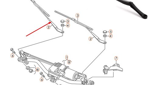 Brat stergator dr fata Audi Q5