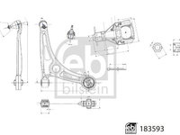 Brat, suspensie roata FEBI BILSTEIN 183593