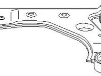 Brat, suspensie roata OPEL CORSA D, OPEL CORSA D Van, OPEL ADAM - TOPRAN 207 206