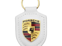 Breloc Cheie Porsche Alb