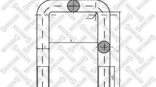 Brida arc Producator IVECO 93809304