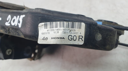 Broasca usa dreapta spate 72611-tv0-g001 Honda Civic 9 [2012 - 2015]
