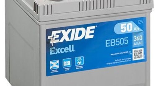 Bterie exide excell 50ah 360a