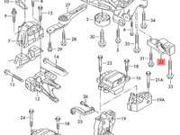 Bucsa brat bascula Volkswagen Passat 3C 2.0 TDI Break 2007 OEM 3C0199231D