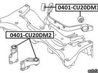 Bucsa brat MITSUBISHI OUTLANDER I (CU_W) MITSUBISHI MR961408