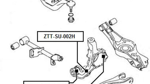 BUCSA FUZETA SUZUKI GRAND VITARA 06- /SPATE