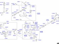 Bucsa suport bara torsiune fata Hyundai Terracan (poz.54102) Hyundai OE 54102-H1000