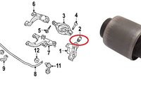 BUCSA SUSPENSIE IN FUZETA SPATE pentru Nissan Pathfinder 55157EA501