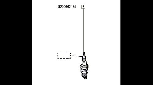 BUJIE APRINDERE LOGAN 1.2 16V OEM DACIA 82006