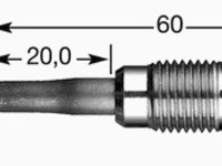 Bujie incandescenta 4215 NGK pentru Audi 80 Audi 100 Audi 500 Vw Polo Vw Golf Vw Rabbit Vw Jetta Vw Dasher Vw Passat Vw Carat Vw Corsar Vw Quantum Vw Santana Vw Eurovan Vw Transporter Vw Caravelle Vw Vanagon Vw Vento Vw Lt Vw Lt28-50 Audi 5000 Volvo 