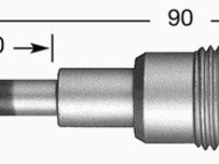 Bujie incandescenta 6929 NGK pentru Ford Granada Peugeot 504 Peugeot J7