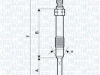 Bujie incandescenta ALFA ROMEO 147 937 MAGNETI MARELLI 062900053304