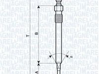 Bujie incandescenta AUDI A4 8K2 B8 MAGNETI MARELLI 062900061304