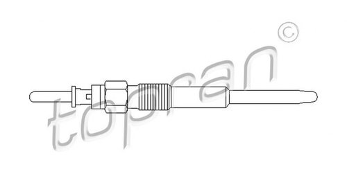 Bujie incandescenta BMW 3 E46 TOPRAN 500640